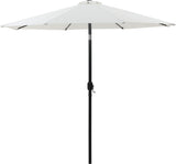 Fiji - Aluminum Patio Umbrella With Round Black Base