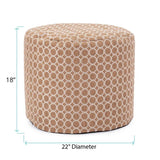 Tall Pouf Pyth Gold