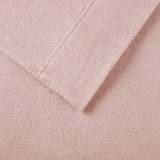Solid Micro Fleece Sheet Set, Blush