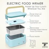 0.9L Electric Heated Lunch Box 80W – Stainless Steel