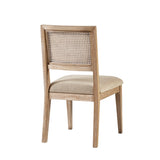 [Set of 2] Modern Farmhouse Dining Chairs with Cane Back