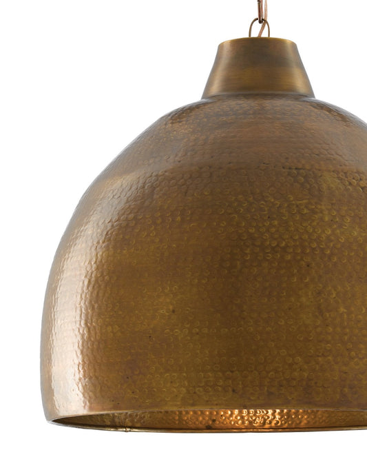 Earthshine Large Brass Pendant