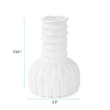 Herring Bulbous Abstract Vase- Medium