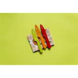 3 Piece Printed Knife Set with Sheaths, Fresh Fruit