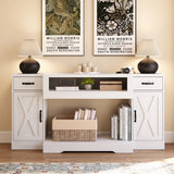 Tv Stands For Tvs Up To 75'', Farmhouse Media Console Table