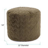 Tall Pouf Angora Moss
