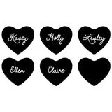 Chalk Heart Stickers (Set of 12)