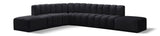 Arc - Velvet 7 Piece Corner Modular Sofa