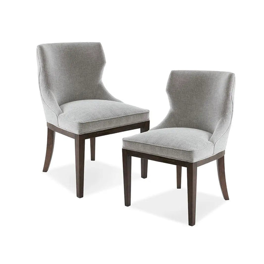 Wholesale [Set of 2] Transitional Tight Back Dining Chair, Grey