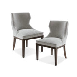Wholesale [Set of 2] Transitional Tight Back Dining Chair, Grey
