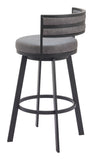 Gimsby Swivel Barstool Gray