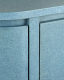 Briallen Blue Demi-Lune Cabinet