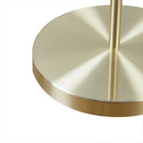 Wholesale Angular Gold Floor Lamp with White Shade