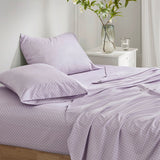 Watercolor Floral Comforter Set with Bed Sheets, Taupe