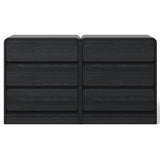 Modern Storage 3-Drawer Nightstand （Set of 2）