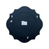 Ethan Round Scalloped Mirror Navy