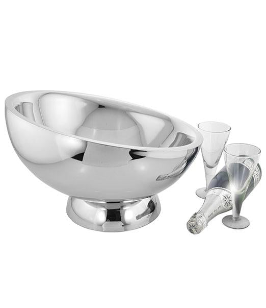 Slant Champagne Bowl Double Wall Ice Bucket