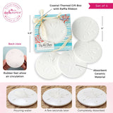 By the Shore Sand Dollar Drink Coaster Set of 4