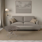 Puff Ottoman Cushion Bella Pewter -Cushion and Cover Only