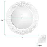 Bergman Mirror - Glossy White