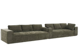 NOUVA 130" Chenille 6-Seater Sofa
