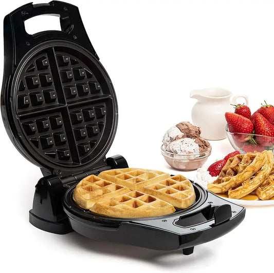 Belgian Waffle Maker with Non-Stick Flip Grids