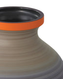 Happy 80's Gray, Beige, Orange & Blue Vase Set of 3