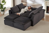 DERVAL 101" 6-Seater Sofa