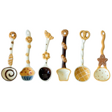 Cute Pastry Ceramic Spoons Underglaze Soup Spoon