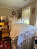 Scallop Classic Embroidered Cotton Dorm Bedding Set
