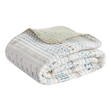 Farmhouse Microfiber Seersucker 3-Piece Quilt Set, Taupe