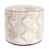 Prisma Natural Tall Pouf