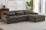 ZELAR 102" Chenille Right Chaise Sofa
