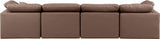 Indulge - Faux Leather 4 Seat Modular Sofa