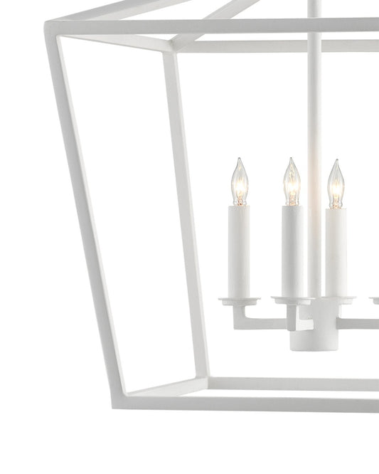 Denison Medium White Lantern