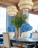 Antibes Small White Chandelier