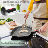 Moss & Stone 11in Nonstick Square Grill Pan