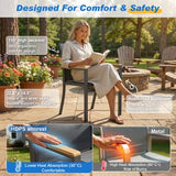 4-6 Person Patio Dining Set with Rectangular Table