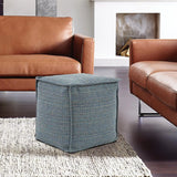 Square Pouf Alton Indigo