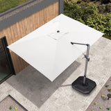 PURPLE LEAF Patio Outdoor Large Umbrella Square and Rectangular Cantilever Yard Sun Umbrellas