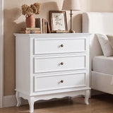 Wholesale White 3 Drawer Dresser for Bedroom, Wide Chest of Drawers