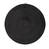 Julianna Round Horn and Shell Tiled Mirror