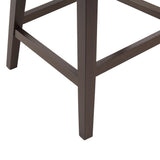 Open Back Winged Swivel Counter Stool, Beige