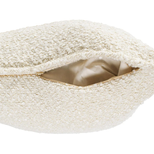 24 in. x 24 in. Pillow Barbet Natural - Down Insert