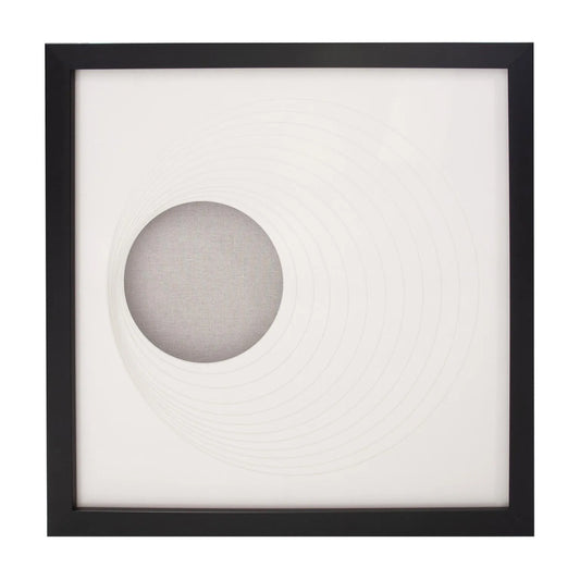 Dimensional Paper Circle Shadowbox Art