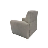 Modern High Back Recliner, Light Grey*