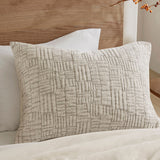 3-Piece Oversized Cotton Matelasse Comforter Set