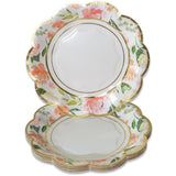 Brunch Floral 7 Inch Paper Plates Set of 16