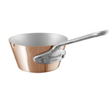 Mauviel M'MINIS Splayed Saute Pan With Cast Stainless Steel Handle & Pouring Edge, 3.5-in