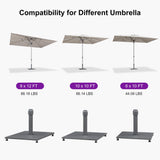 PURPLE LEAF Market Umbrella Table Umbrella Base ZY04BS-ATGB